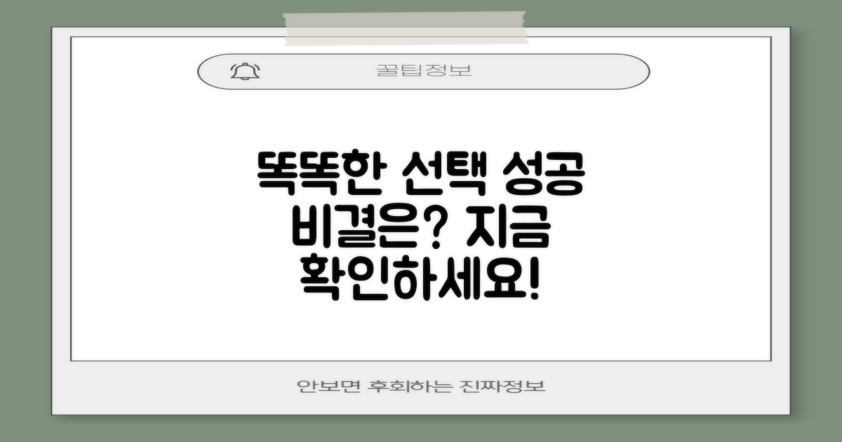 똑똑한 선택, 이렇게 해봐!