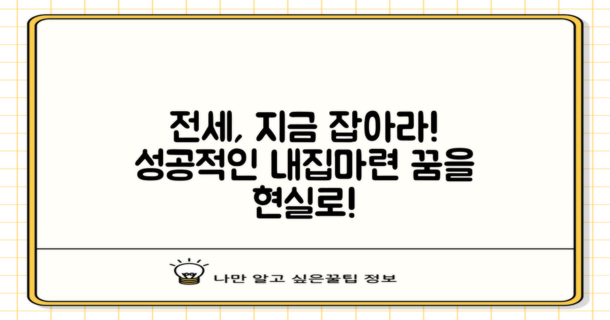 성공적인 전세 마련, 지금 시작하세요!